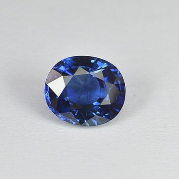 2.48 cts Natural Blue Sapphire Loose Gemstone Oval Cut Certified