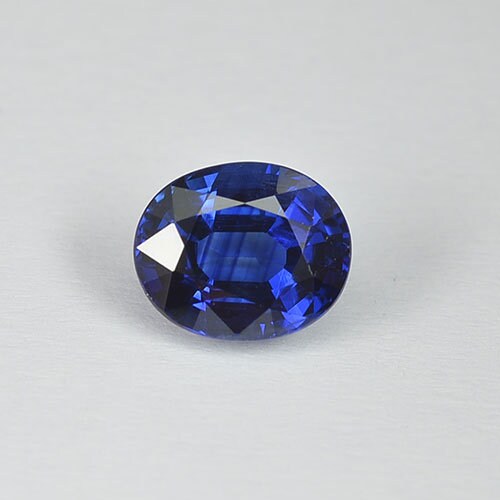 2.16 cts Natural Blue Sapphire Loose Gemstone Oval Cut Certified