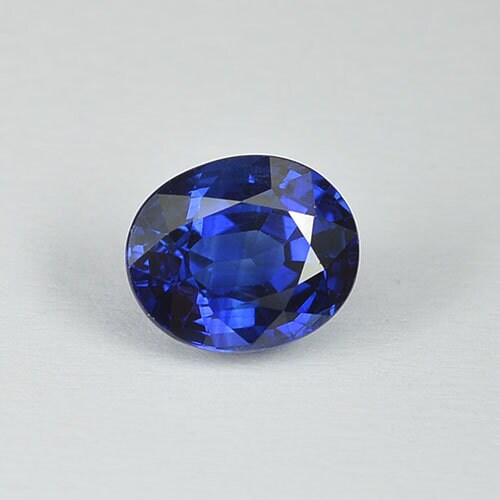 2.16 cts Natural Blue Sapphire Loose Gemstone Oval Cut Certified