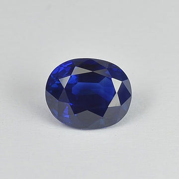 2.00 cts Natural Blue Sapphire Loose Gemstone Oval Cut