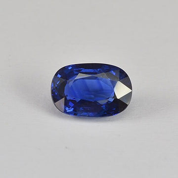 1.88 cts Natural Blue Sapphire Loose Gemstone Oval Cut Certified