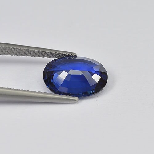 2.44 cts Natural Blue Sapphire Loose Gemstone Oval Cut Certified