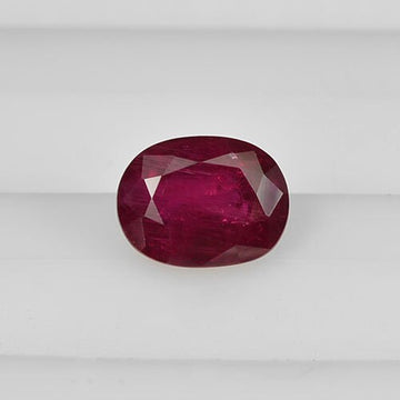 0.91 cts Natural Thai Ruby Loose Gemstone Oval Cut