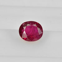0.99 cts Natural Thai Ruby Loose Gemstone Oval Cut