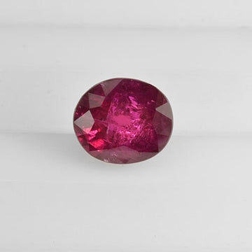 1.17 cts Natural Thai Ruby Loose Gemstone Oval Cut