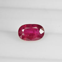1.11 cts Natural Thai Ruby Loose Gemstone Oval Cut