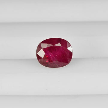 0.97 cts Natural Thai Ruby Loose Gemstone Oval Cut