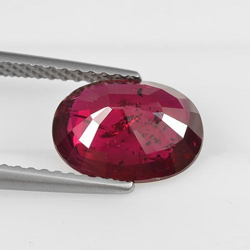2.34 cts Natural Madagascar Ruby Loose Gemstone Oval Cut | GRS Certified