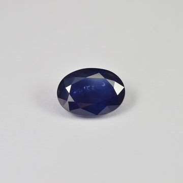 3.04 cts Natural Blue Sapphire Loose Gemstone Oval Cut