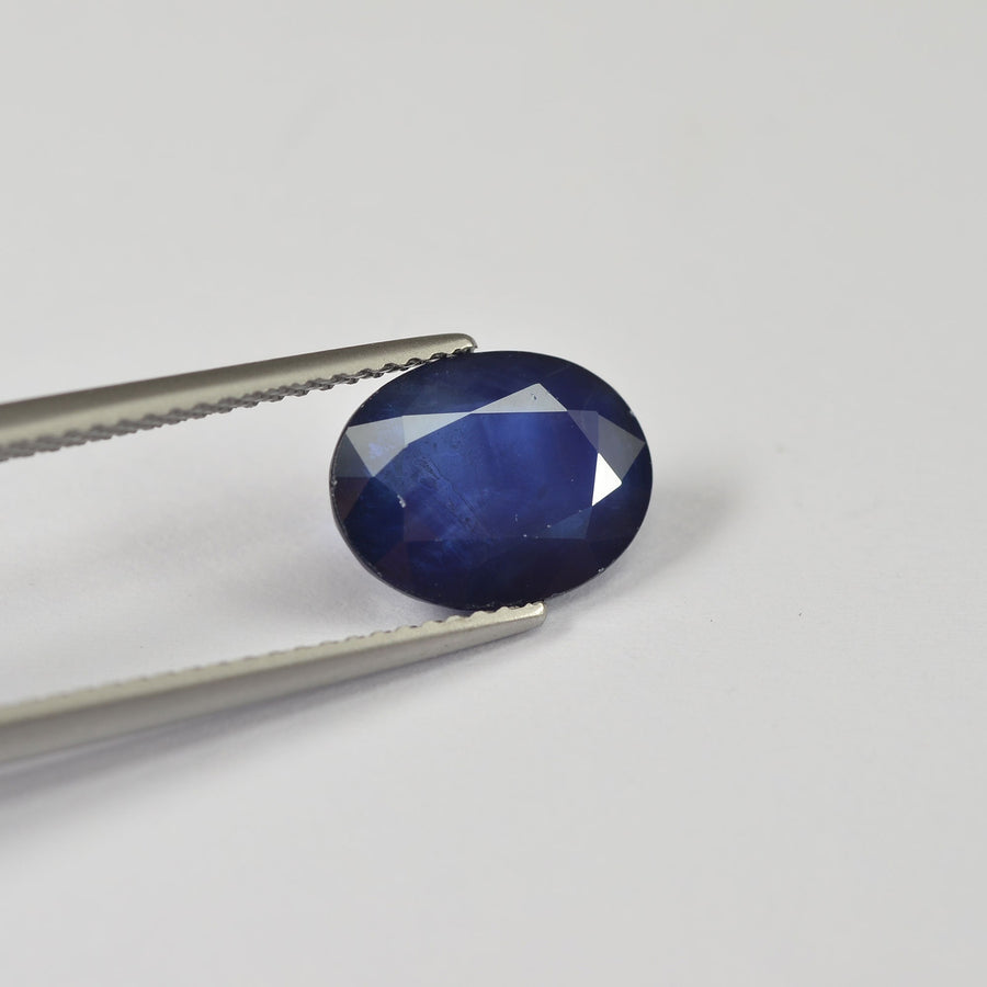 3.44 cts Natural Blue Sapphire Loose Gemstone Oval Cut