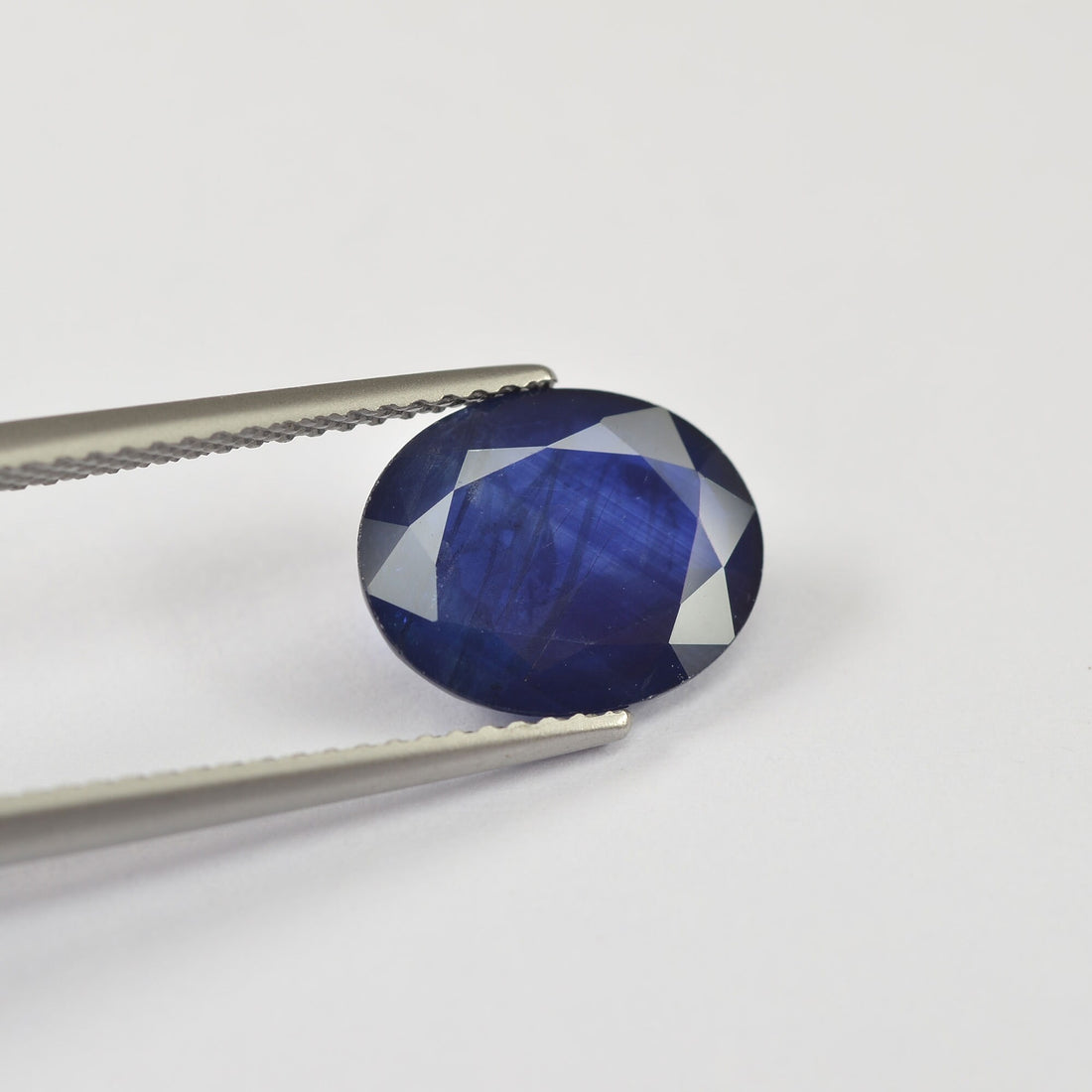 3.72 cts Natural Blue Sapphire Loose Gemstone Oval Cut