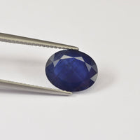 3.72 cts Natural Blue Sapphire Loose Gemstone Oval Cut