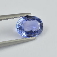 1.33 cts Natural Blue Sapphire Loose Gemstone Oval Cut Certified