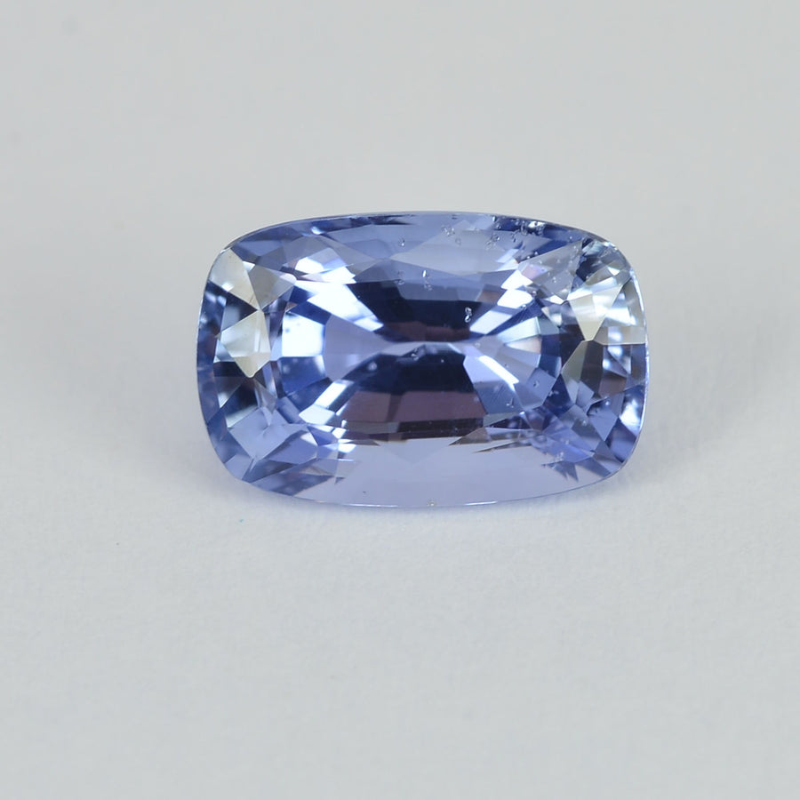 2.10 cts Unheated Natural Blue Sapphire Loose Gemstone Cushion Cut Certified