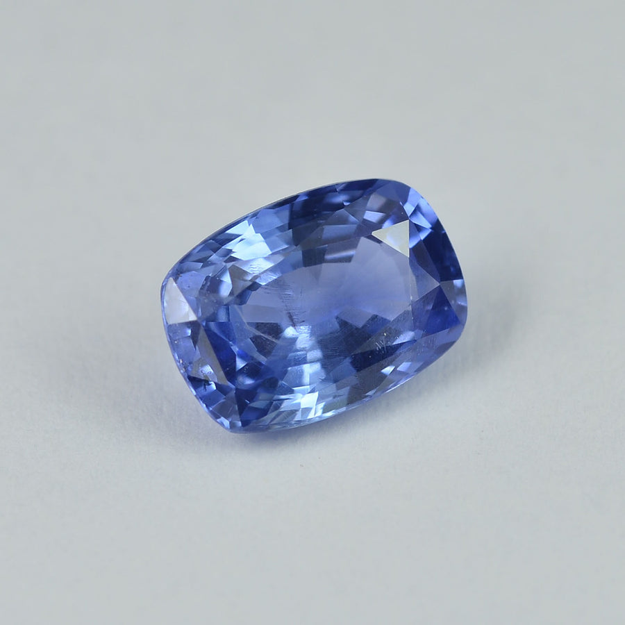 1.43 cts Natural Blue Sapphire Loose Gemstone Cushion Cut Certified