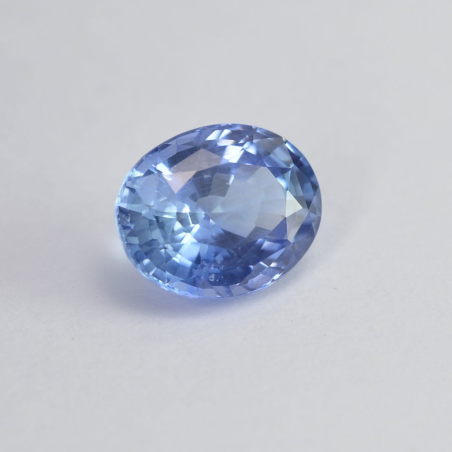 1.75 cts Unheated Natural Blue Sapphire Loose Gemstone Oval Cut Certified