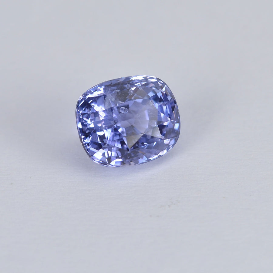 1.53 cts Unheated Natural Color Change Violet to Blue Sapphire Loose Gemstone Cushion Cut Certified