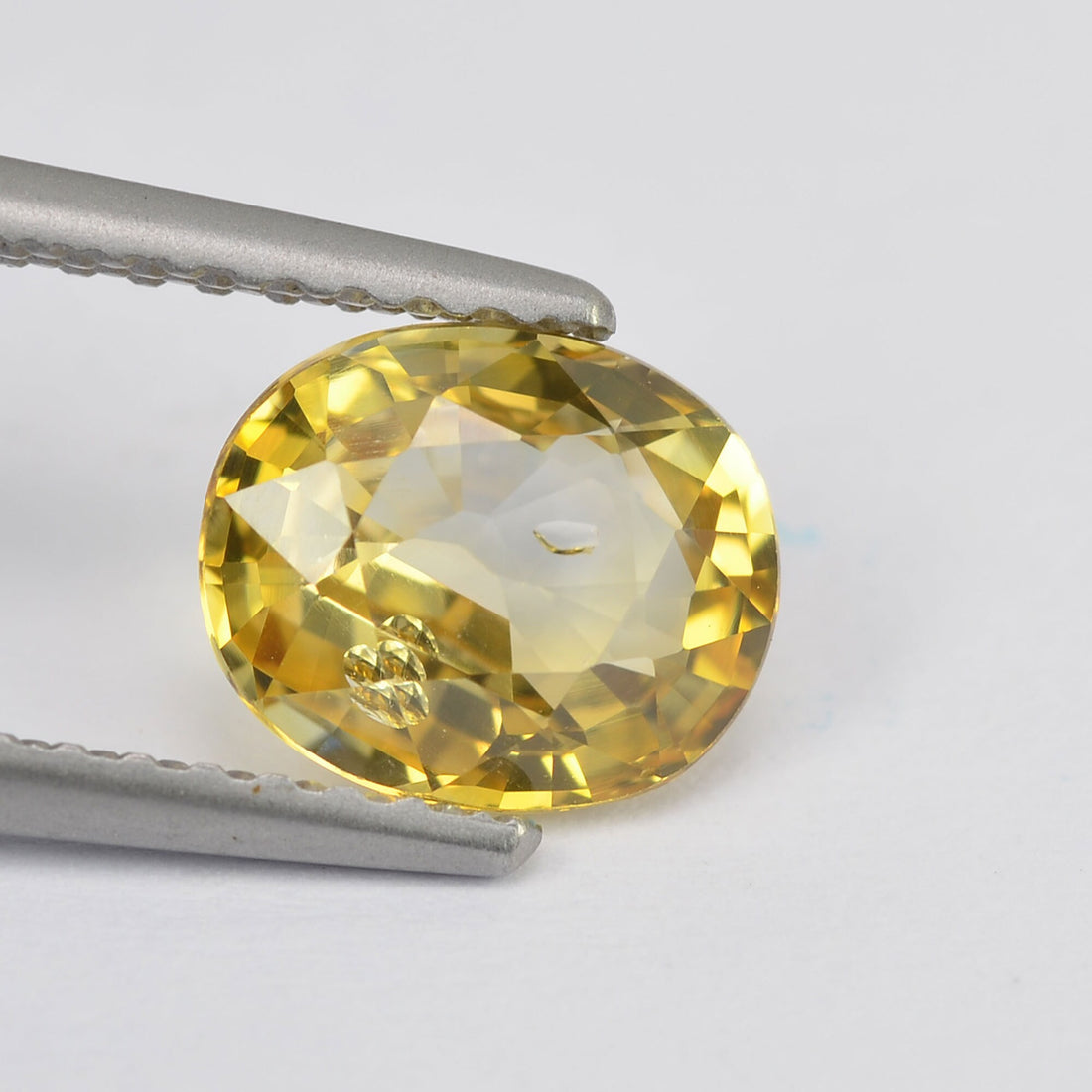 1.33 cts Natural Yellow Sapphire Loose Gemstone Oval Cut