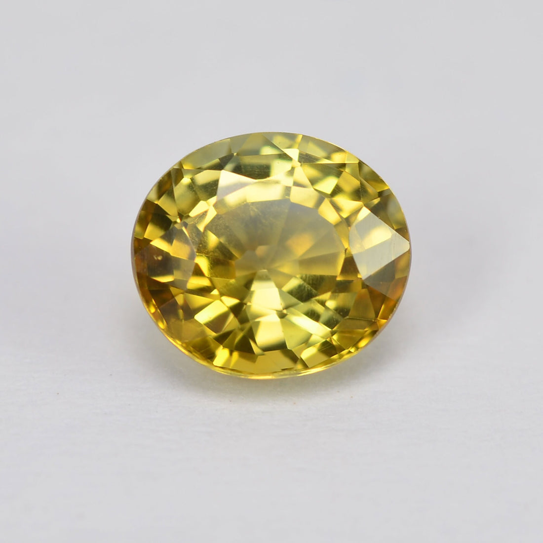 0.74 cts Natural Yellow Sapphire Loose Gemstone Oval Cut