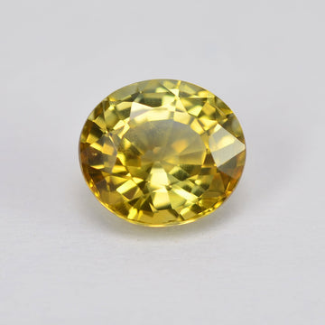 0.74 cts Natural Yellow Sapphire Loose Gemstone Oval Cut