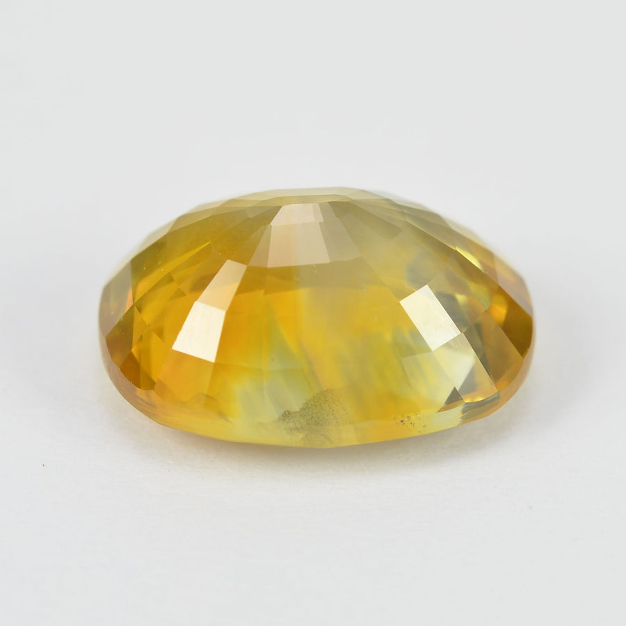 5.65 cts Natural Yellow Sapphire Loose Gemstone Oval Cut