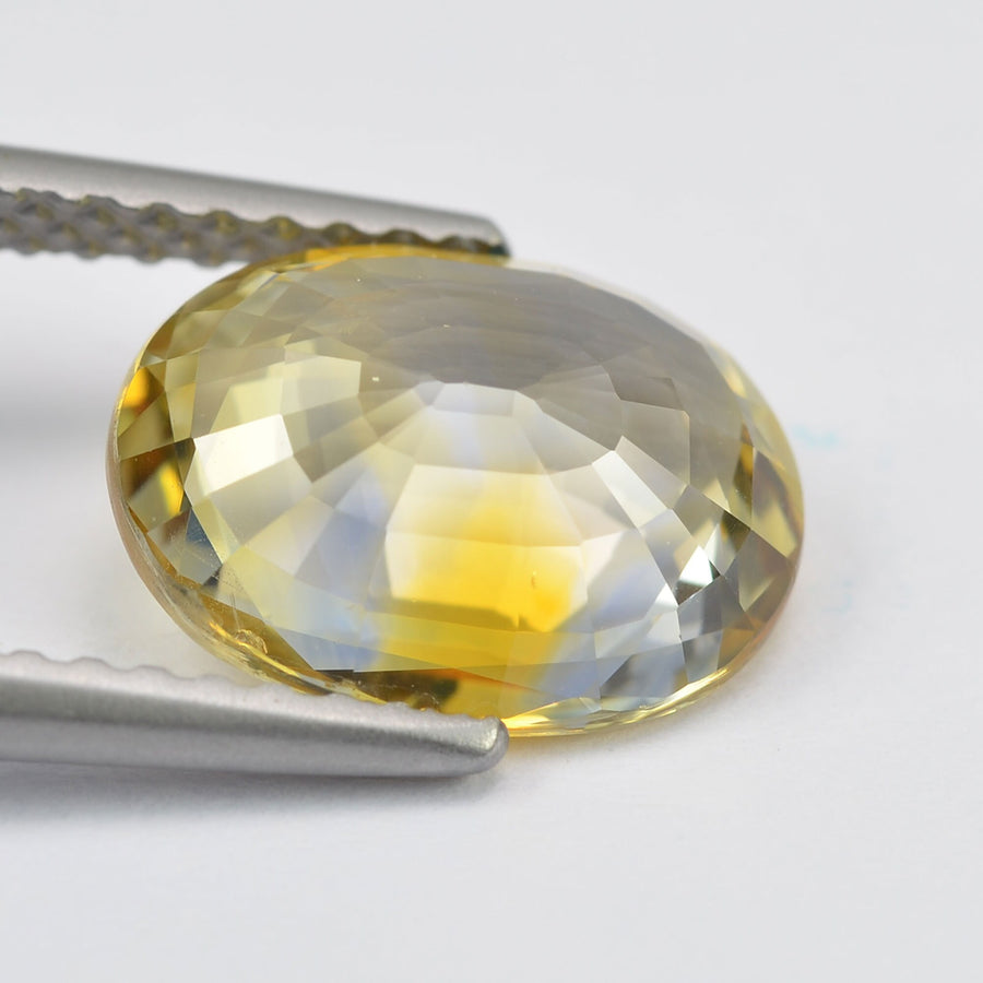 2.65 cts Natural Yellow Sapphire Loose Gemstone Oval Cut