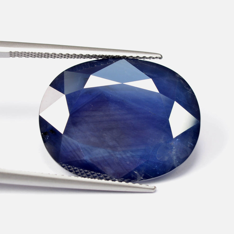 20.93 cts Natural Blue Sapphire Loose Gemstone Oval Cut