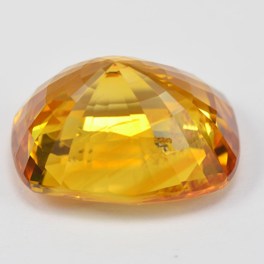 9.33 cts Natural Yellow Sapphire Loose Gemstone Cushion Cut GRS Certified