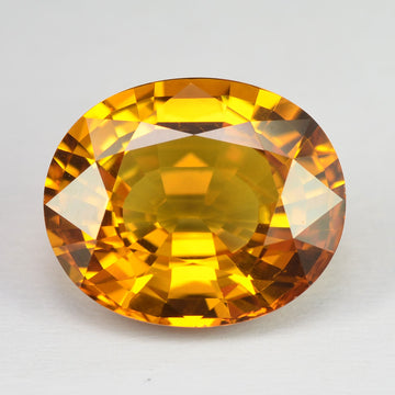 5.08 cts Natural Yellow Sapphire Loose Gemstone Oval Cut