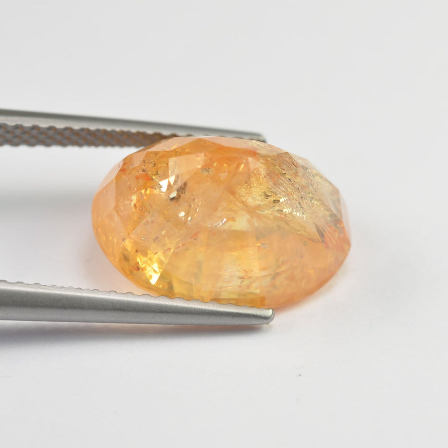 9.99 cts Natural Yellow Sapphire Loose Gemstone Oval Cut