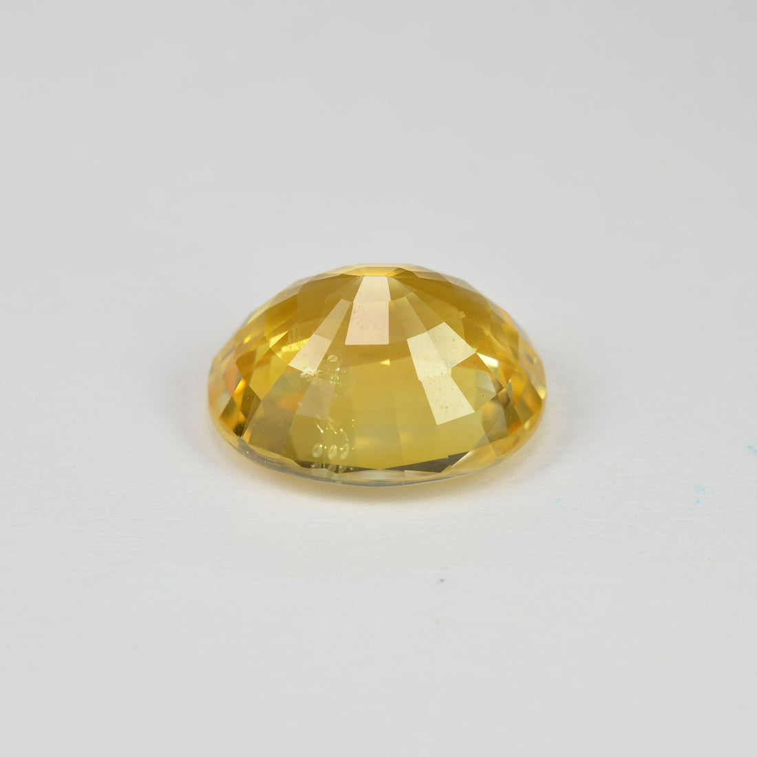 4.30 cts Natural Yellow Sapphire Loose Gemstone Oval Cut