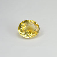 2.78 cts Natural Yellow Sapphire Loose Gemstone Oval Cut