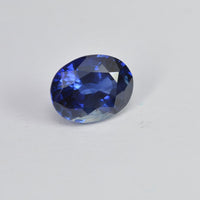 1.22 cts Natural Blue Sapphire Loose Gemstone Oval Cut Certified