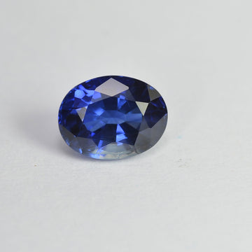 1.22 cts Natural Blue Sapphire Loose Gemstone Oval Cut Certified