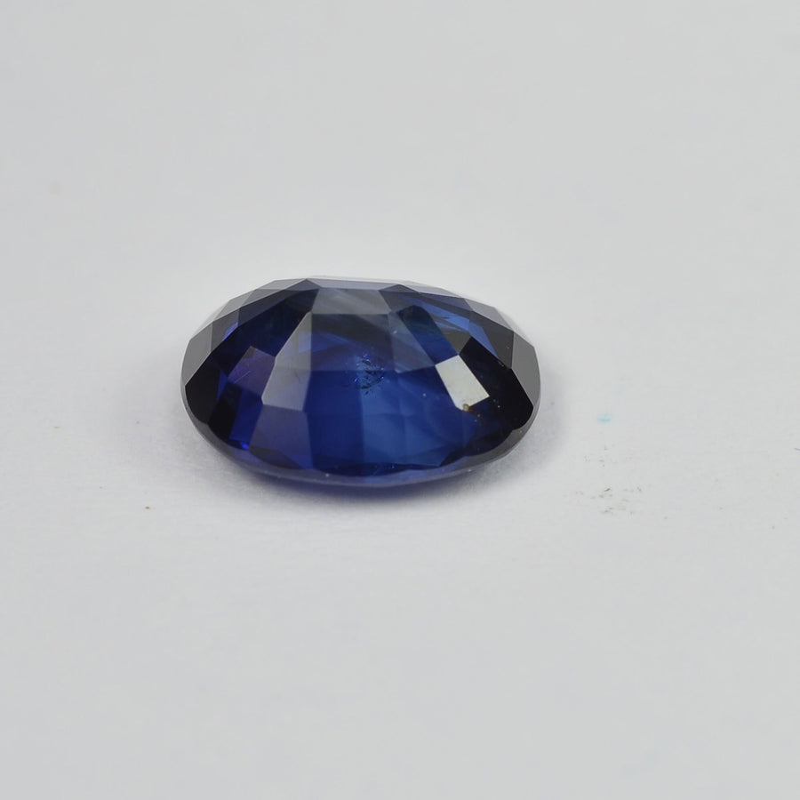 1.26 cts Natural Blue Sapphire Loose Gemstone Oval Cut Certified