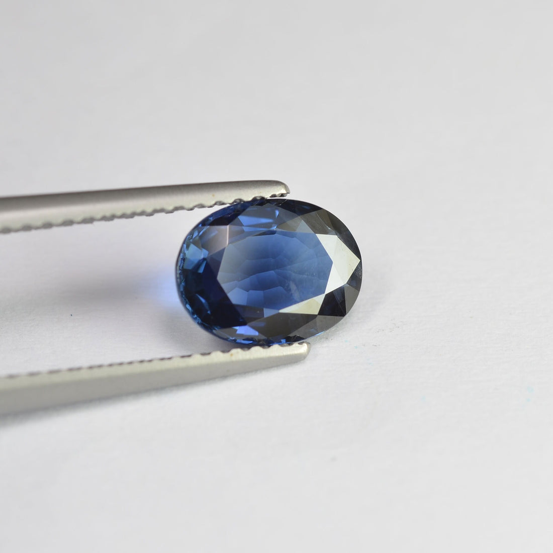 1.29 cts Natural Blue Sapphire Loose Gemstone Oval Cut Certified