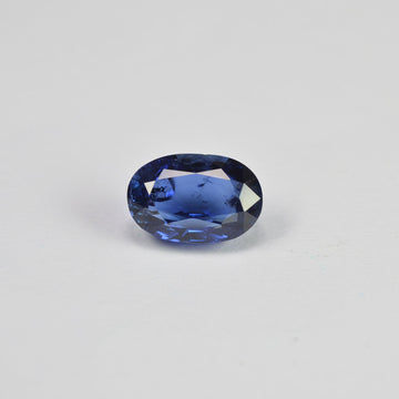 1.39 cts Natural Blue Sapphire Loose Gemstone Oval Cut Certified