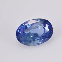 2.43 cts Unheated Natural Blue Sapphire Loose Gemstone Oval Cut Certified
