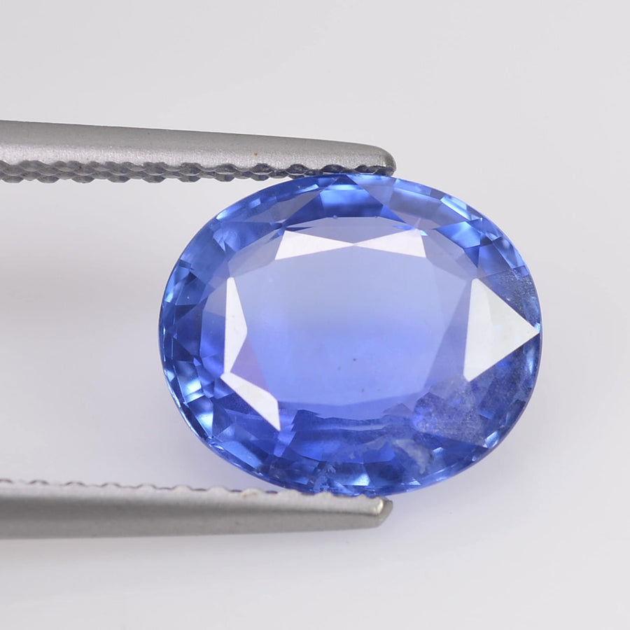 2.69 cts Unheated Natural Blue Sapphire Loose Gemstone Oval Cut