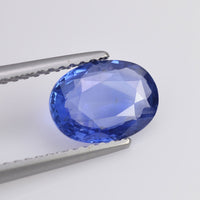 1.66 cts Unheated Natural Blue Sapphire Loose Gemstone Oval Cut