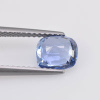 1.56 cts Natural Blue Sapphire Loose Gemstone Cushion Cut Certified