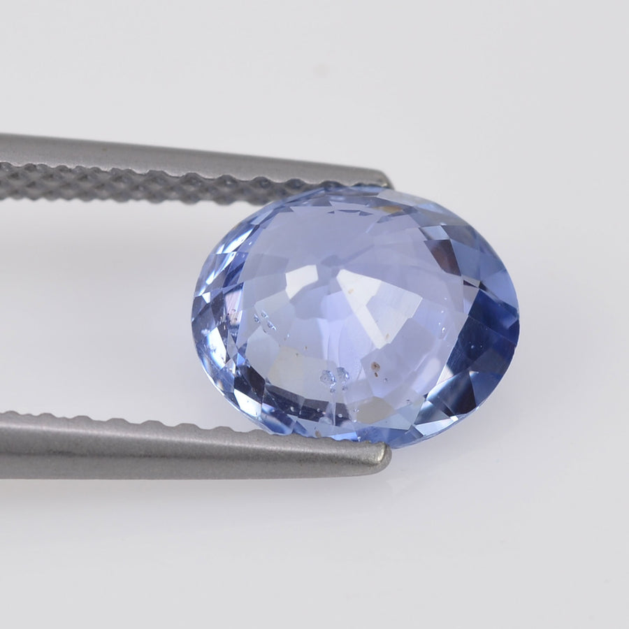 1.87 cts Natural Blue Sapphire Loose Gemstone Oval Cut Certified