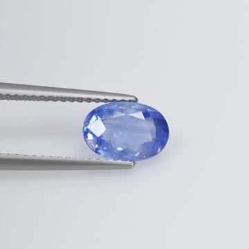 2.09 cts Unheated Natural Blue Sapphire Loose Gemstone Oval Cut Certified