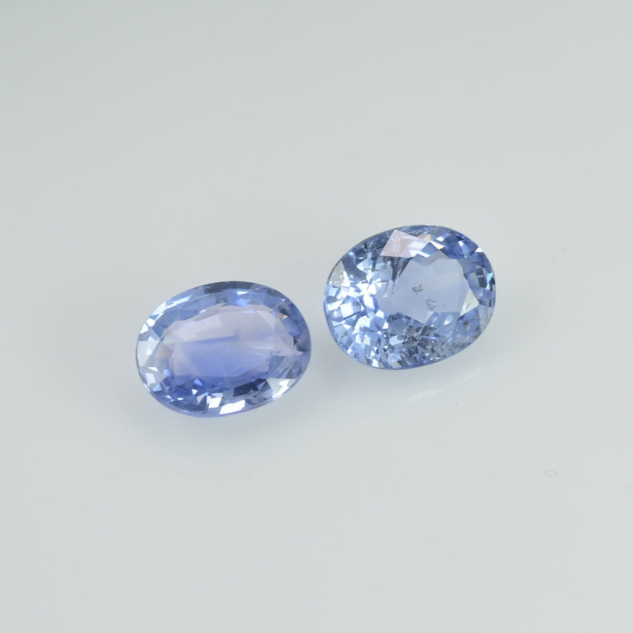 2.27 cts Natural Blue Sapphire Loose Pair Gemstone Oval Cut