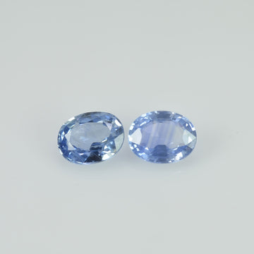 1.85 cts Natural Blue Sapphire Loose Pair Gemstone Oval Cut
