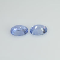 2.59 cts Natural Blue Sapphire Loose Pair Gemstone Oval Cut