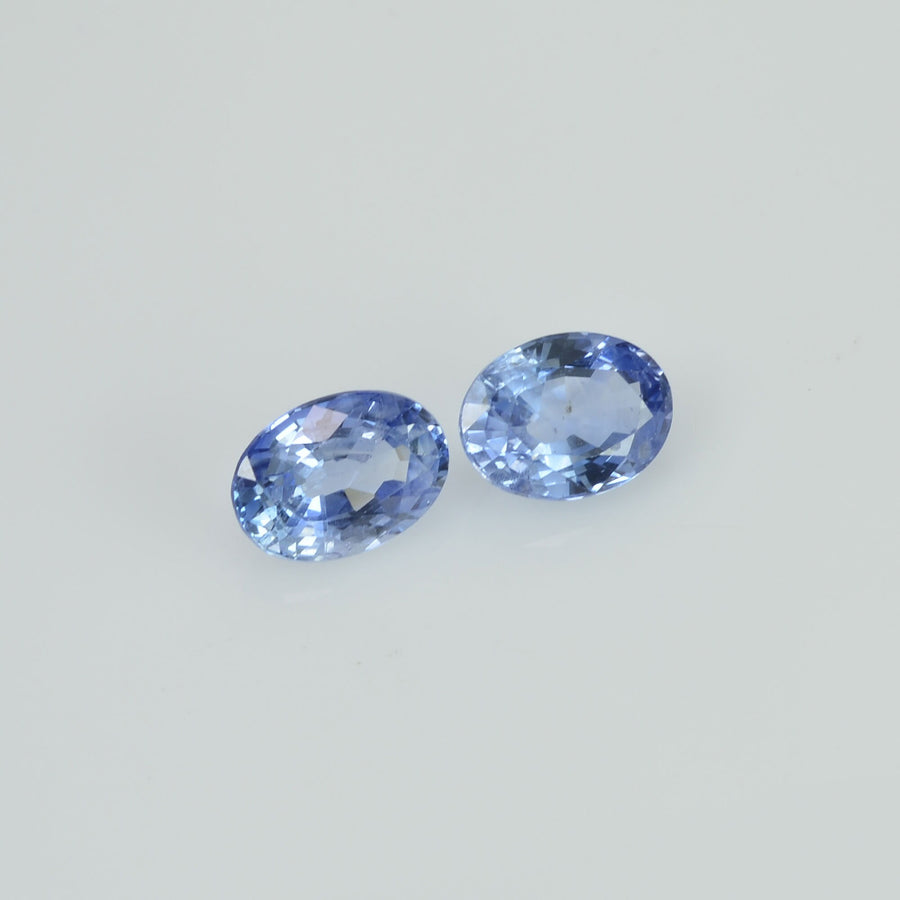 1.41 cts Natural Blue Sapphire Loose Pair Gemstone Oval Cut