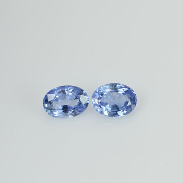 1.41 cts Natural Blue Sapphire Loose Pair Gemstone Oval Cut