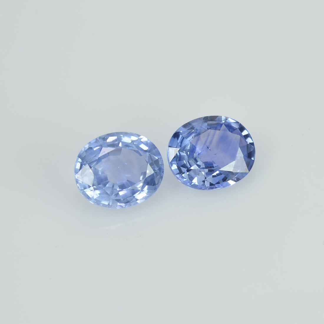 2.34 cts Natural Blue Sapphire Loose Pair Gemstone Oval Cut