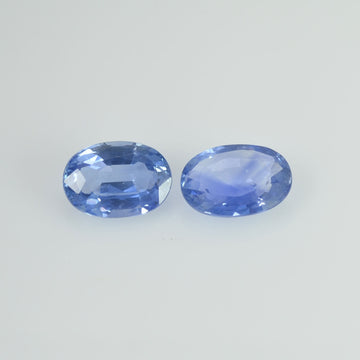 2.29 cts Natural Blue Sapphire Loose Pair Gemstone Oval Cut
